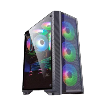 Ant Esports ICE-311 MT Mid Tower Gaming Cabinet (Black)