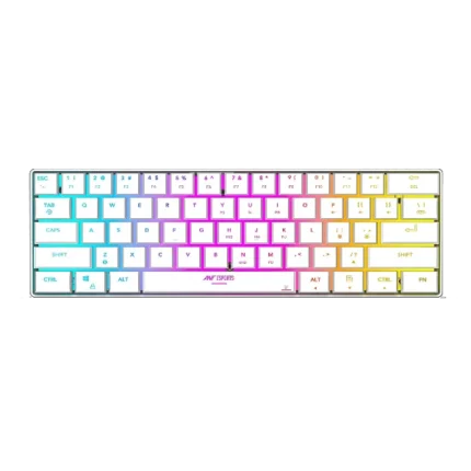 Ant Esports MK1500 White Mini Wireless RGB Gaming Keyboard