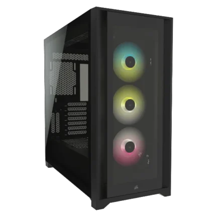 Corsair ICUE 5000X RGB Black Tempered Glass Mid-Tower Smart Case