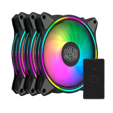Cooler Master Masterfan MF120 Halo ARGB Triple Pack Fan Black