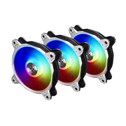 Lian Li Bora Digital Silver 120mm ARGB Cabinet Fan - Triple Pack