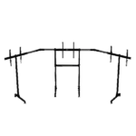 Next Level Racing NLR-A010 Free Standing Triple Monitor Stand