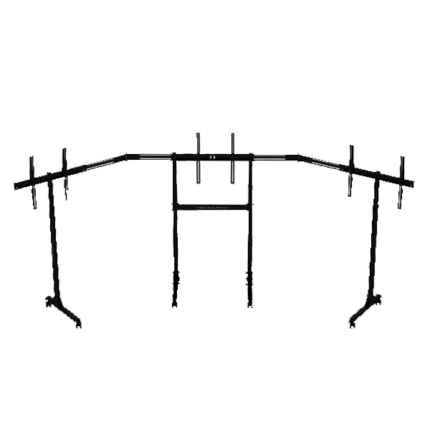 Next Level Racing NLR-A010 Free Standing Triple Monitor Stand