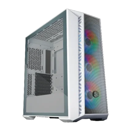 Cooler Master MasterBox 520 Mesh White ARGB E-ATX Mid Tower Cabinet