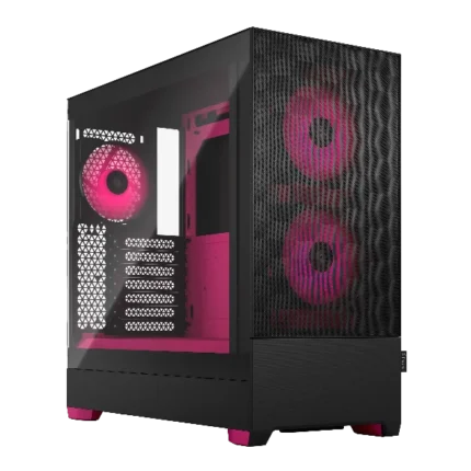 Fractal Design Pop Air RGB Magenta Core TG Clear Tint Mid Tower Cabinet