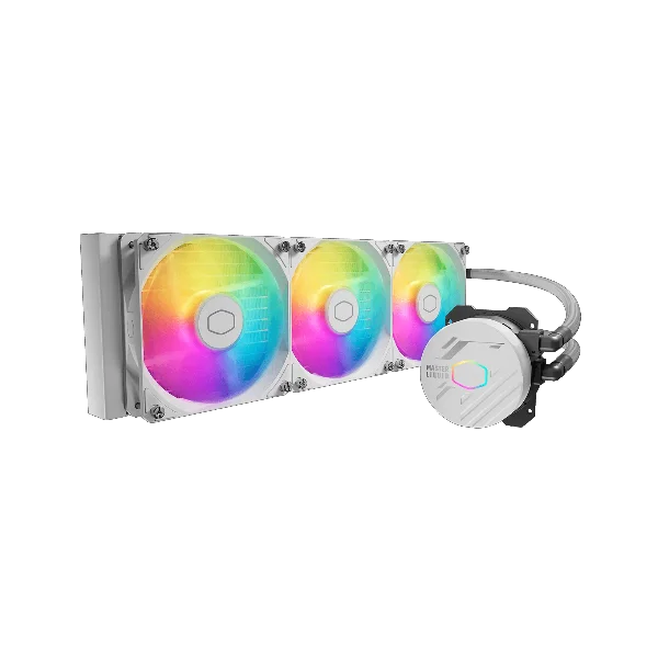 Cooler Master MasterLiquid 360L Core White 360mm ARGB CPU Liquid Cooler Cooler Master MasterLiquid 360L Core White 360mm ARGB CPU Liquid Cooler