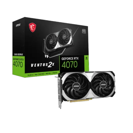 MSI GeForce RTX 4070 VENTUS 2X 12G OC GDDR6X Graphics Card