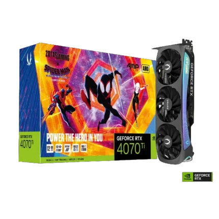 Zotac Gaming GeForce RTX 4070 Ti Amp Airo Spider Man 12GB GDDR6X Graphics Card