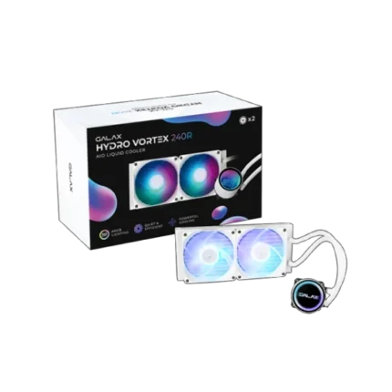 Galax Hydro Vortex 240R ARGB White AIO Liquid Cooler