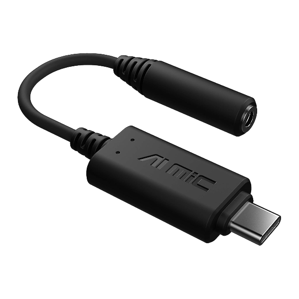ASUS AI Noise-Canceling Mic Adapter with USB-C to 3.5MM ASUS AI Noise-Canceling Mic Adapter with USB-C to 3.5MM
