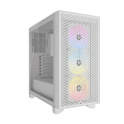 Corsair 3000D Airflow Mid-Tower (ATX) White RGB PC Case