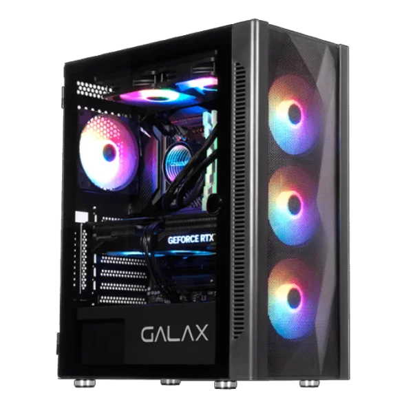 Galax Revolution-06 ARGB Mesh (ATX) Mid Tower Black Cabinet Galax Revolution-06 ARGB Mesh (ATX) Mid Tower Black Cabinet