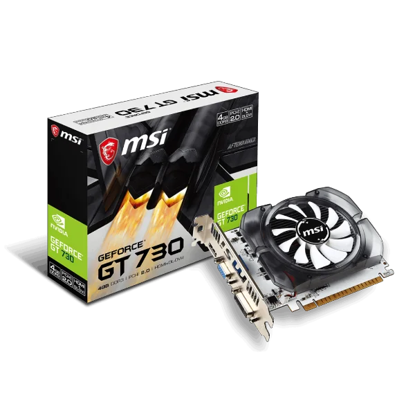 MSI GeForce GT 730GT 4GB DDR3 Graphic Card MSI GeForce GT 730GT 4GB DDR3 Graphic Card