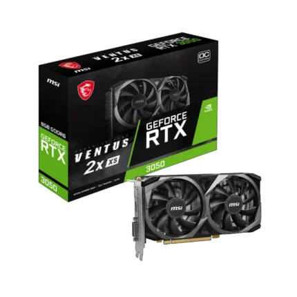 MSI GeForce RTX 3050 Ventus 2X XS OC 8GB GDDR6 Graphics Card