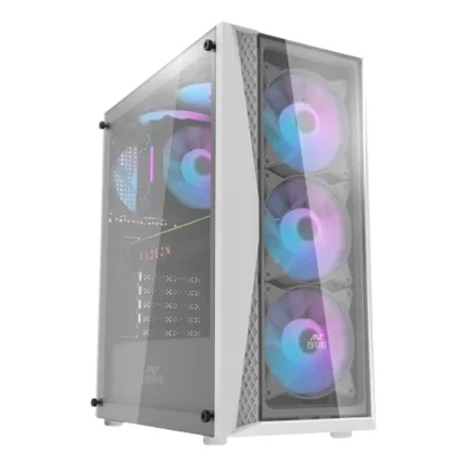 Ant Esports 220 Air White ARGB Mid Tower Cabinet