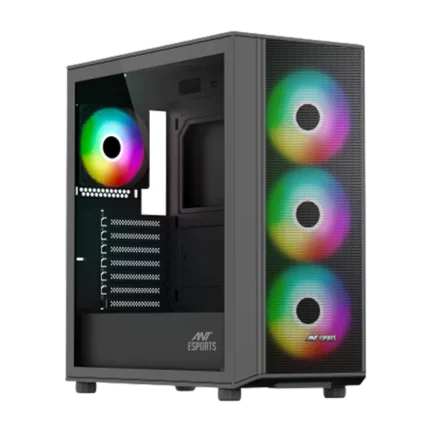 Ant Esports 411 Air ARGB Black (E-ATX) Mid Tower Cabinet