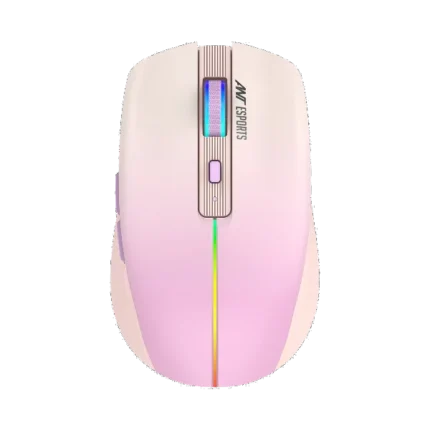 Ant Esports GM400W RGB Wireless Gaming Mouse Light Pink