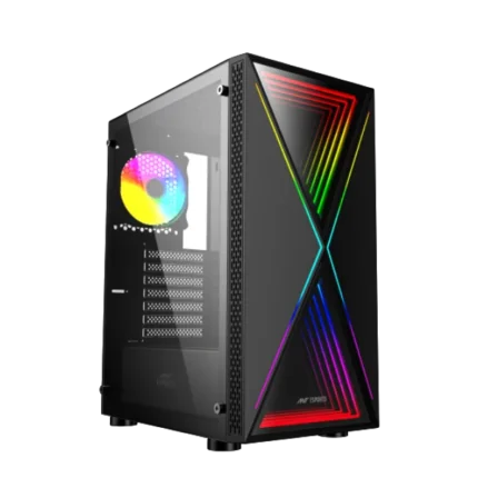 Ant Esports Infinity X (ATX) Black Mid Tower Cabinet