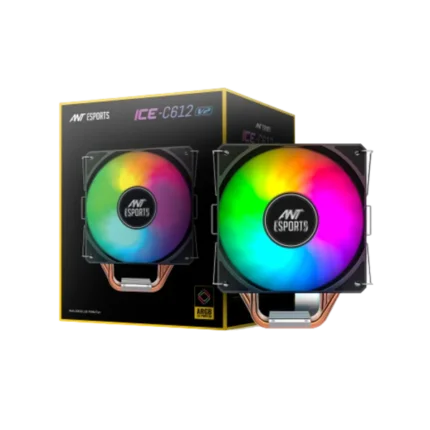 Ant Esports ICE-C612 V2 ARGB 120mm CPU Air Cooler