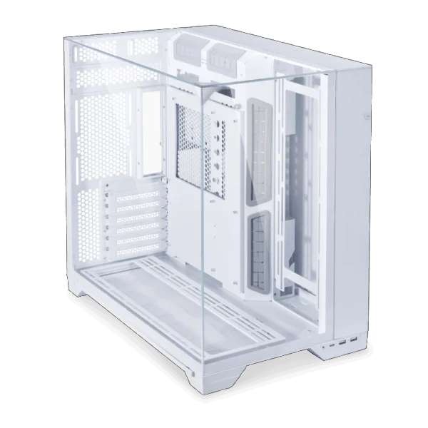 Lian Li O11 Vision White E-ATX Mid Tower Cabinet Lian Li O11 Vision White E-ATX Mid Tower Cabinet