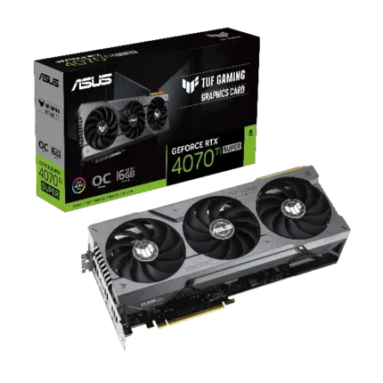ASUS TUF Gaming GeForce RTX 4070 Ti SUPER OC Edition 16GB GDDR6X Graphics Card