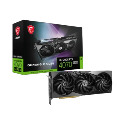 MSI GeForce RTX 4070 Super 12GB Gaming X Slim Graphics Card