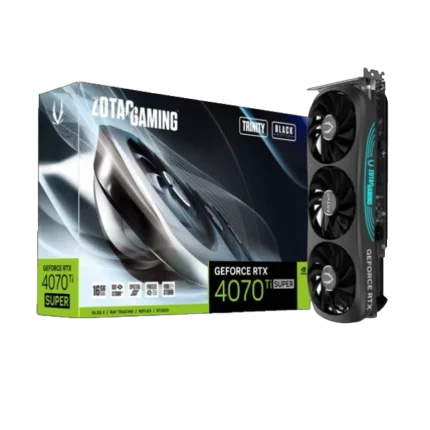 ZOTAC GeForce RTX 4070 Ti SUPER Trinity Black Edition 16GB GDDR6X Best Graphics Card