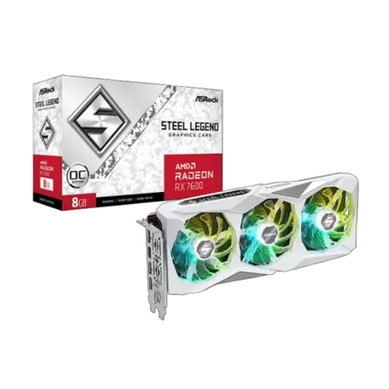 ASRock Radeon RX 7600 Steel Legend 8GB OC Graphics Card