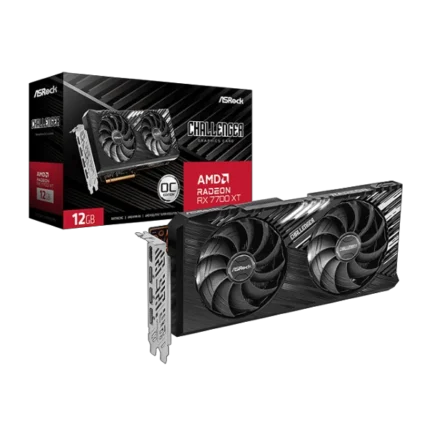 ASRock Radeon RX 7700 XT Challenger 12GB OC Graphics Card