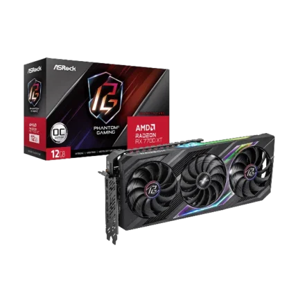 ASRock Radeon RX 7700 XT Phantom Gaming 12GB OC Graphics Card