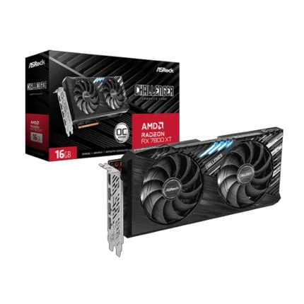 ASRock Radeon RX 7800 XT Challenger 16GB OC Graphics Card