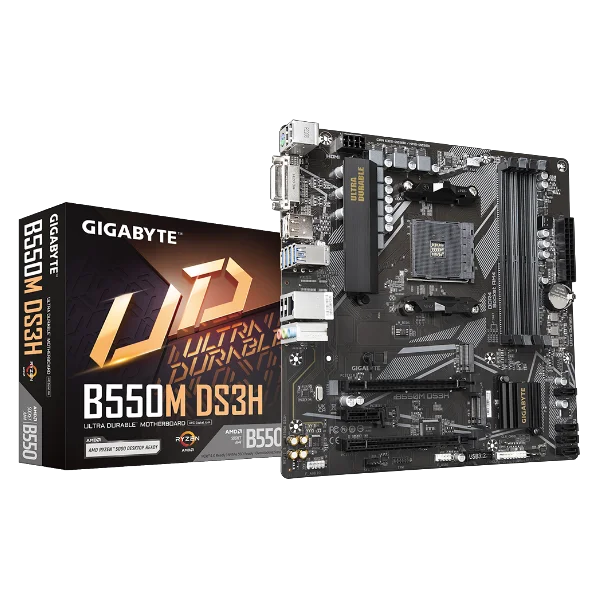 Gigabyte B550M DS3H DDR4 Motherboard Gigabyte B550M DS3H DDR4 Motherboard