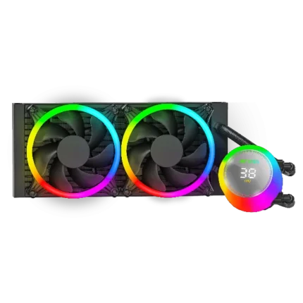 Ant Esports ICE Chroma 240mm ARGB Liquid Cooler Black