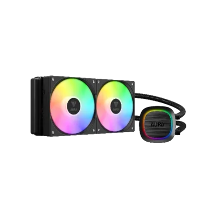 Gamdias AURA GL240 V2 Black AGRB 240mm CPU Liquid Cooler