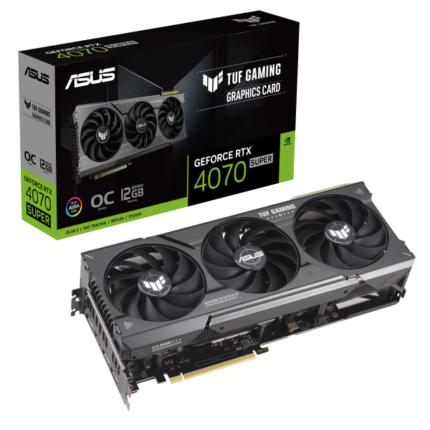 Asus TUF Gaming GeForce RTX 4070 Super OC 12GB GDDR6X Graphics Card
