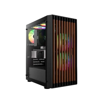 Gamdias AURA GC4 RGB (ATX) Mid Tower Cabinet - Black