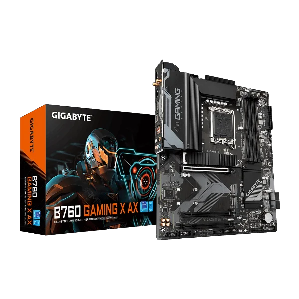 Gigabyte B760 GAMING X AX DDR5 ATX Wi-Fi Motherboard Gigabyte B760 GAMING X AX DDR5 ATX Wi-Fi Motherboard