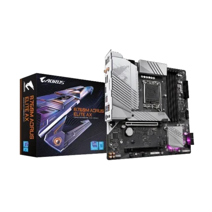 Gigabyte B760M AORUS ELITE AX DDR5 LGA1700 M-ATX Wi-Fi Motherboard