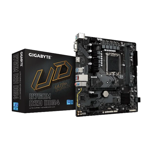 Gigabyte B760M D2H DDR4 LGA1700 M-ATX Motherboard Gigabyte B760M D2H DDR4 LGA1700 M-ATX Motherboard