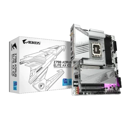 Gigabyte Z790 AORUS ELITE AX ICE LGA 1700 DDR5 Motherboard