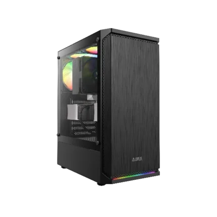 Gamdias AURA GC8 ARGB (ATX) Mid Tower Cabinet - Black