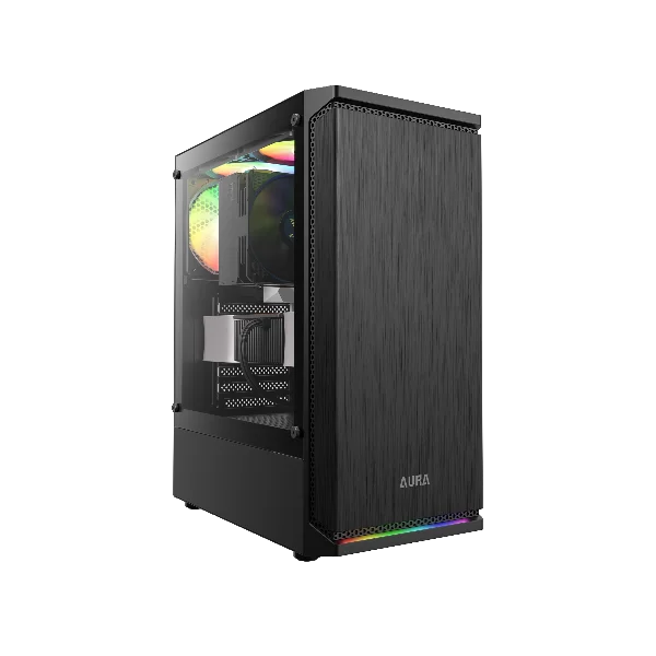 Gamdias AURA GC8 ARGB (ATX) Mid Tower Cabinet - Black Gamdias AURA GC8 ARGB (ATX) Mid Tower Cabinet - Black