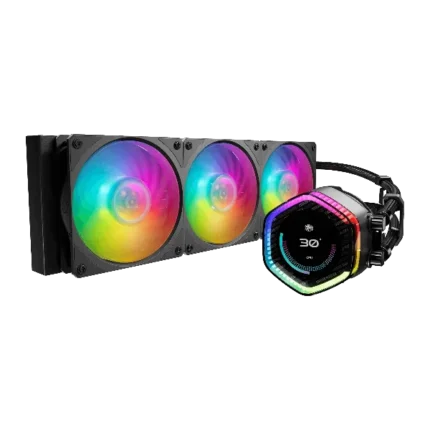 Cooler Master MasterLiquid 360 ION ARGB 360mm CPU Liquid Cooler - Black