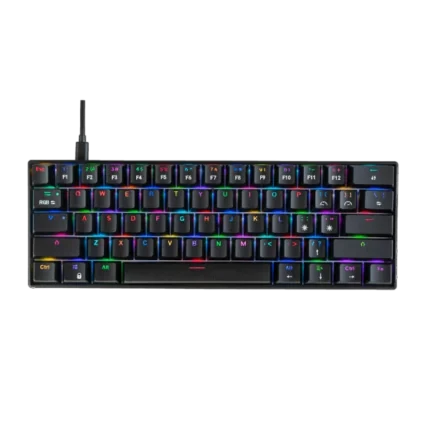Cosmic Byte CB-GK-32 Themis 61 Key Mechanical Gaming Keyboard With Outemu Red Switch - Black