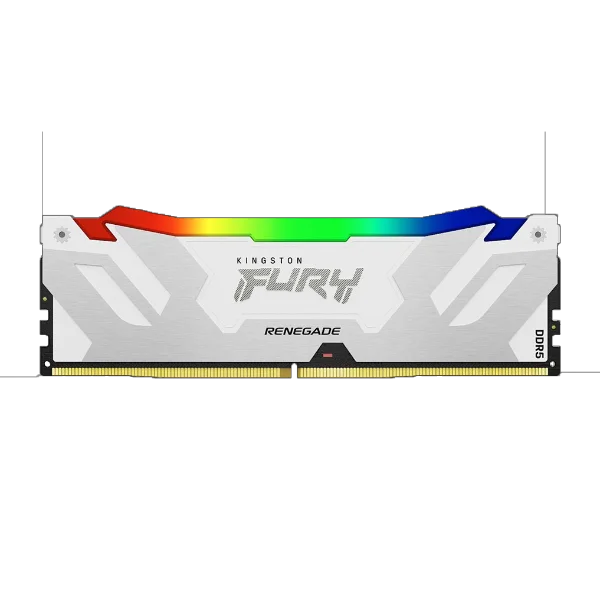 Kingston FURY Renegade RGB 32GB DDR5 6000MHz CL32 Desktop RAM - White Kingston FURY Renegade RGB 32GB DDR5 6000MHz CL32 Desktop RAM - White