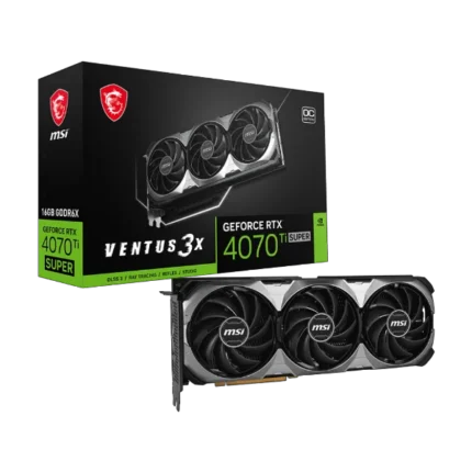 MSI GeForce RTX 4070 Ti SUPER 16GB VENTUS 3X OC GDDR6X Graphics Card