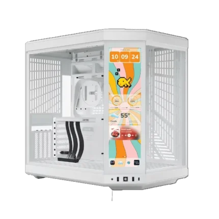 HYTE Y70 Touch Infinite Dual Chamber (ATX) Mid-Tower Case - Snow White