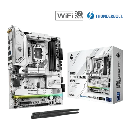 ASRock Z890 Steel Legend WiFi LGA 1851 RL-ILM ATX DDR5 Motherboard