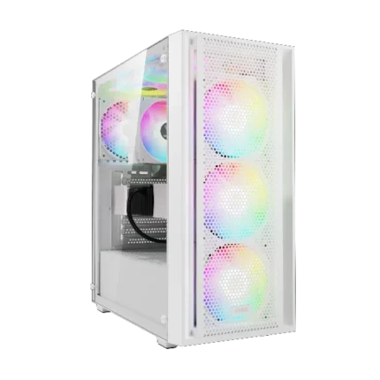 Gamdias AURA GC2 Elite RGB (ATX) Mid Tower Cabinet - White
