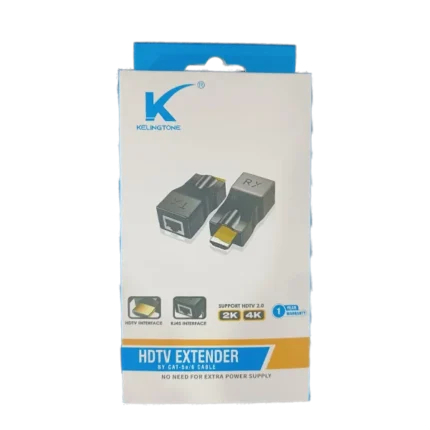 Kelingtone KX-4K-30 HDMI Extender for CAT-5e/6 Cable up to 30 Meters